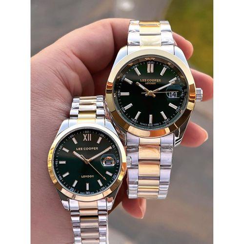 Lee Cooper Bay Ve Bayan Özel Tasarım 2 yıl Garantili 5 Atm Suya Dayanıklı Çift Saati CF.LC08189.1