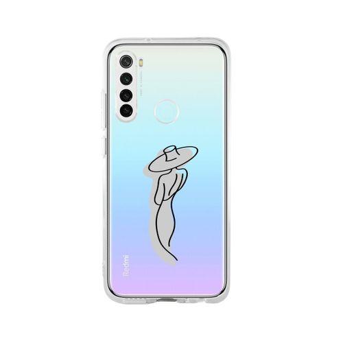 Redmi Note 8 Madame Desenli Premium Şeffaf Silikon Kılıf
