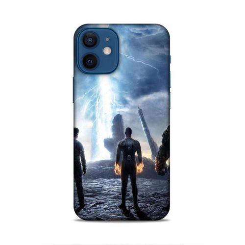 Apple iPhone 12 Mini Uyumlu Kılıf BMovie (49) Ultra Silikon Kılıf Fantastik Dörtlü