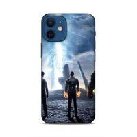 Apple iPhone 12 Mini Uyumlu Kılıf BMovie (49) Ultra Silikon Kılıf Fantastik Dörtlü