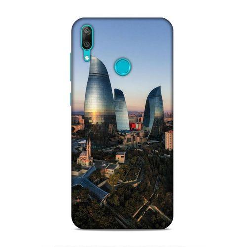 Huawei Y7 Prime 2019 Uyumlu Kılıf Azarbaijan (32) Soft Silikon Kılıf Azerbaycan Kuleleri