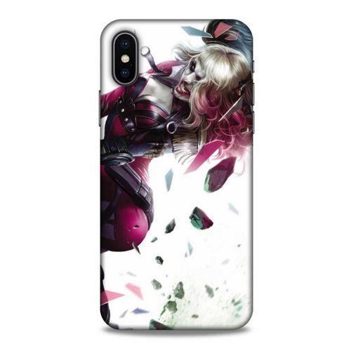Apple Iphone X Uyumlu Kılıf Harley Quinn (17) Tasarım Kılıf Kayısı