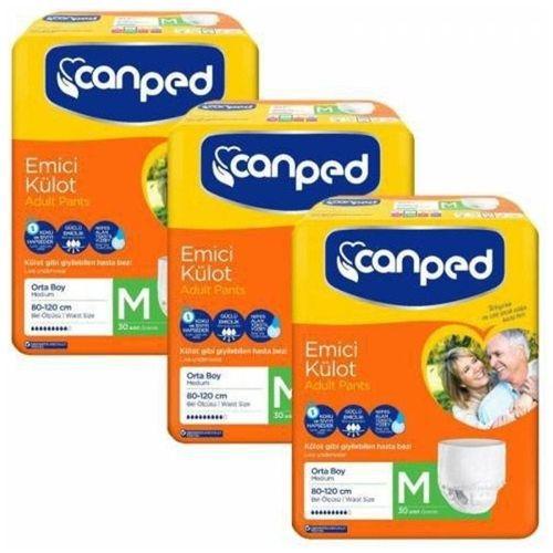 Canped Emici Külot Orta Boy Medium 30'lu 3 paket / 90 adet