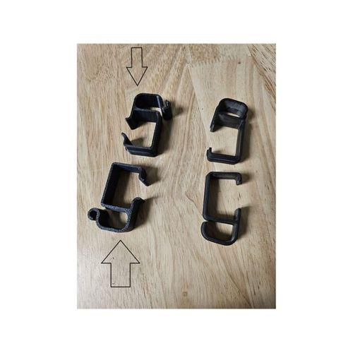 Çift Monitör Kolu Kablo Tutucu 3D Baskı (Bu ürün Sadece Plastik parçadır - Almadan Önce Soru Sorabilirsiniz)