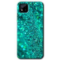 MRCİLETİSİM Realme C11 Kılıf Baskılı Kapak - Diamonds + 5D Tam Kaplayan Cam