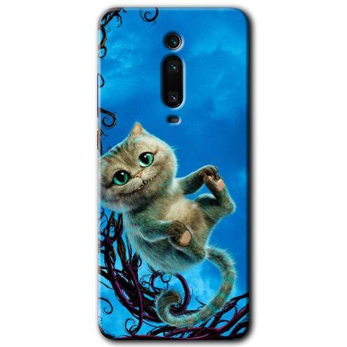 Potkal Hediye Fabrikası Xiaomi Mi 9T Kılıf HD Desen Baskılı Arka Kapak - Çılgın Kedi