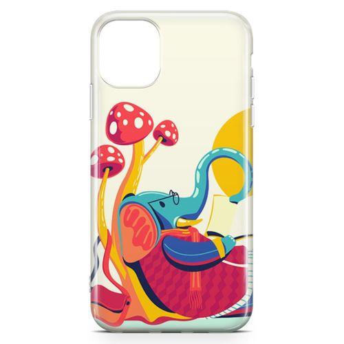 Apple iPhone 11 Pro Kılıf Entel Fil Arka Kapak Koruma Desenli Full Koruyucu