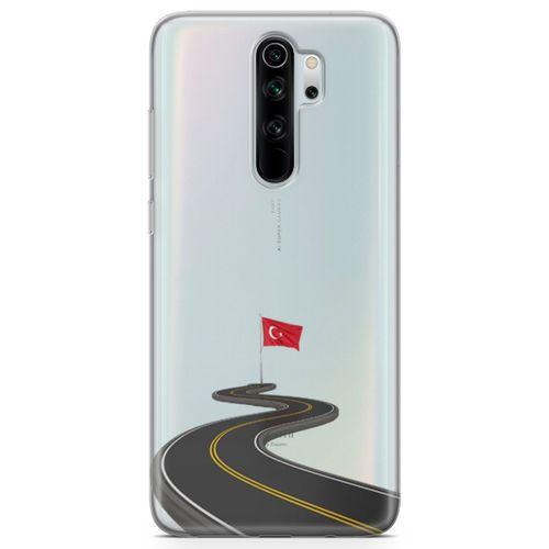 Xiaomi Redmi Note 8 Pro Kılıf Türkiye Yolları Arka Kapak Koruma Desenli Full Koruyucu