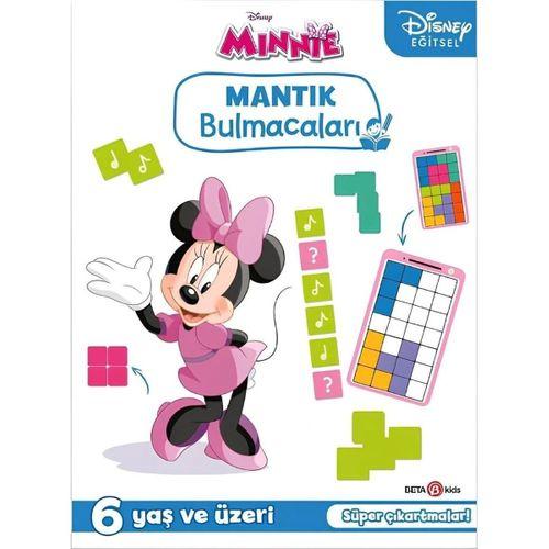 Çocuk Eğitici Oyuncak Disney Eğitsel Minnie Çıkartmalı Mantık Bulmacaları