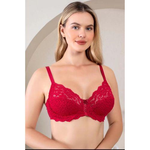 Nurteks 1050 Kadın Balenli Dantelli Toparlayıcı Sütyen