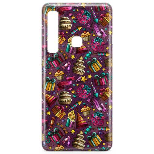 Samsung Galaxy A9 2018 Kılıf Parti Malzemeleri Doodle Arka Kapak Koruma Desenli Full Koruyucu