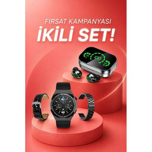 Tws Bluetooth Kulaklık Ve Akıllı Saat Uyku Takibi Nabız Ölçer Uzun Pil Ömrü