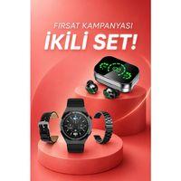 Tws Bluetooth Kulaklık Ve Akıllı Saat Uyku Takibi Nabız Ölçer Uzun Pil Ömrü