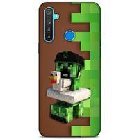 Lopard Oppo Realme 5i Uyumlu Kılıf PiXel (35) Fit Design Kılıf Creeper