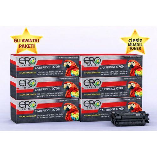 Canon i-SENSYS LBP246dw Çipsiz Muadil Toner - 10.200 Sayfalık - 6'lı Avantaj Paket