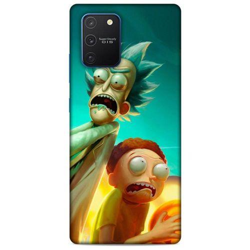 Samsung Galaxy S10 Lite Uyumlu Kılıf Rick And Morty (24) Darbe Emici Kılıf Frank Palicky