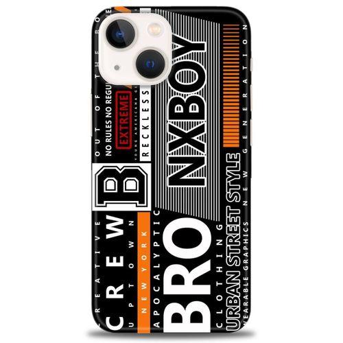 iPhone 13 Kılıf HD Baskılı Kılıf - NxBoy + Tam Ekran Koruyucu