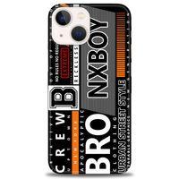 iPhone 13 Kılıf HD Baskılı Kılıf - NxBoy + Tam Ekran Koruyucu