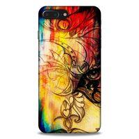 Lopard Apple Iphone 8 Plus Uyumlu Kılıf Manipülasyon ☻ (36) Glitter Kılıf Desenli