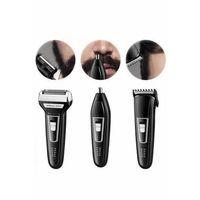 Tıraş Makinesi 3 Başlıklı T Başlıklı Hassas Ciltlere Özel Saç Sakal Vücut Kulak Ve Burun