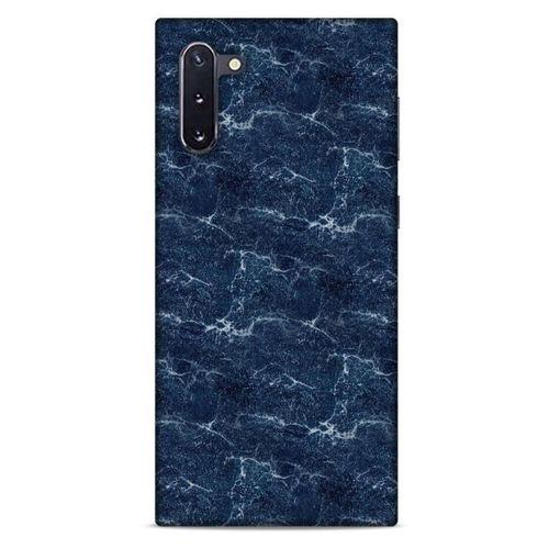 Mermer Desenli (15) Tema Antişok Kılıf Lacivert Samsung Galaxy Note 10 Kılıf