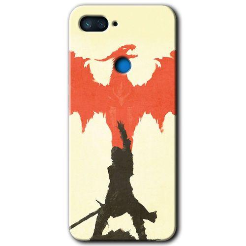 Xiaomi Mi 8 Lite Kılıf HD Desen Baskılı Arka Kapak - Dragon Hunter 1