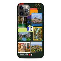 Lopard Apple iPhone 12 Pro Uyumlu Kılıf Şehirli ※ (10) Balıkesir Full Koruma Kılıfı