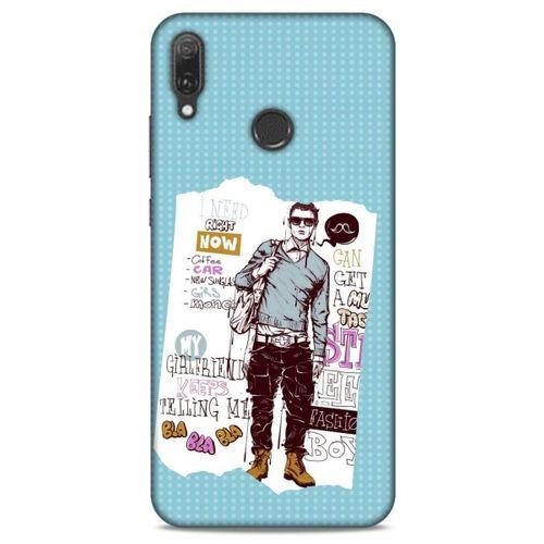 Sokak Modası 10 Huawei Y9 2019 Kılıf Desenli Silikon