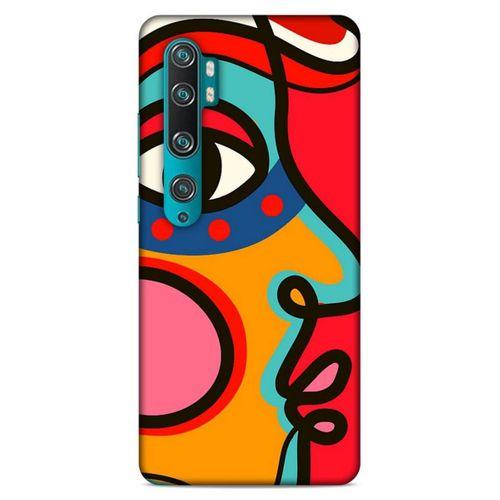Lopard Xiaomi Mi Note 10 Pro Uyumlu Kılıf Soyut Sanat (9) Baskılı Kılıf