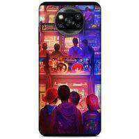 Retro (33) Desen Hybrid Kılıf Renkli Xiaomi Redmi Poco X3 Kılıf