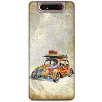 Retro (36) Desen Glitter Kılıf Renkli Samsung Galaxy A80 Kılıf
