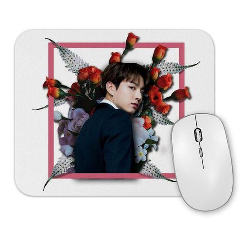 BTS Bangtan Sonyeondan Floral Jungkook Mouse Pad