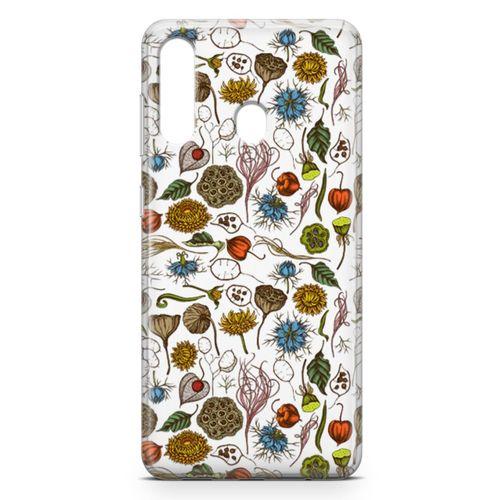 Samsung Galaxy M40 Kılıf Çörek Otu Arka Kapak Koruma Desenli Full Koruyucu