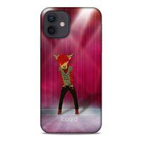 Apple iPhone 12 Kılıf FunnyMaX (27) Tasarımlı Kılıf Fuşya