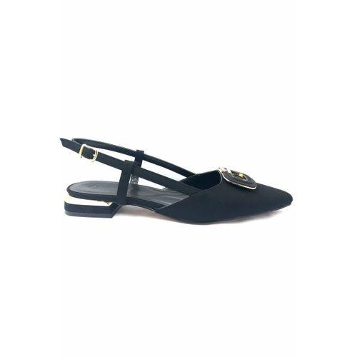 Christina 310 Siyah Saten 41 42 Büyük Numara Kadın Ayakkabı