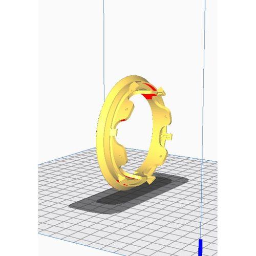 Renault Kangoo Sis Lambası Braketi ABS Baskı 01255