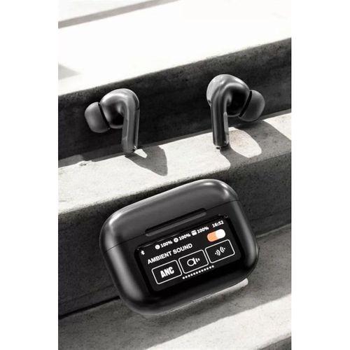 Kablosuz Bluetooth Kulaklık Ekranlı Uzun Şarj Süreli Anc Destekli