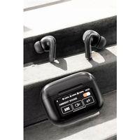 Kablosuz Bluetooth Kulaklık Ekranlı Uzun Şarj Süreli Anc Destekli