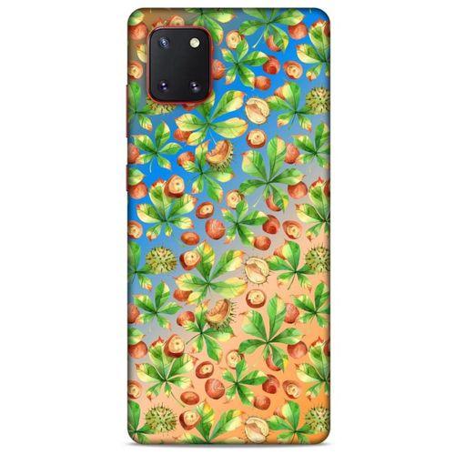 Frutix Kestane 01 Samsung Galaxy Note 10 Lite Kılıf Desenli Silikon