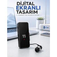 Tek Kulaklıklı Bluetooth Kulaklık Klipsli Mini Taşınabilir Müzik Ve Görüşme Cihazı