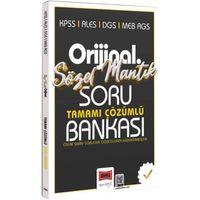 KPSS ALES DGS MEB AGS Orijinal Sözel Mantık Tamamı Çözümlü Soru Bankası Yargı Yayınları