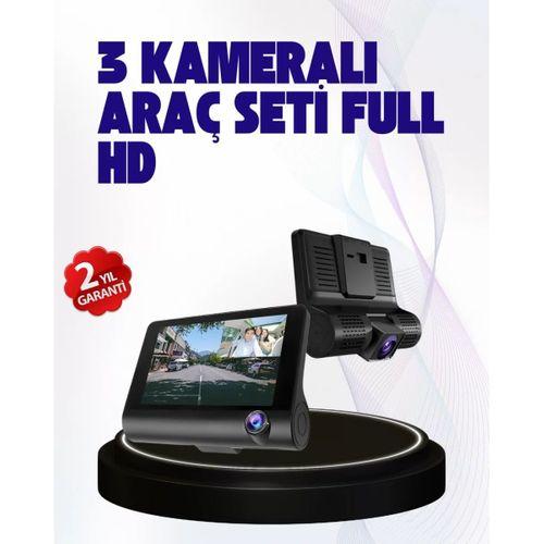 170° Geniş Açılı Araç Kamerası – 4.0” Ips Ekranlı Full Hd Dvr