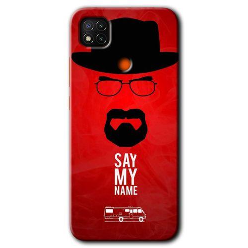 Xiaomi Redmi 9c HD Baskılı Kılıf + 9D Tam Ekran Koruyucu - Say My Name