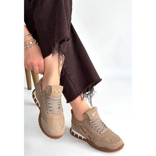 Huer Vizon Nubuk Bağcıklı Spor Ayakkabı