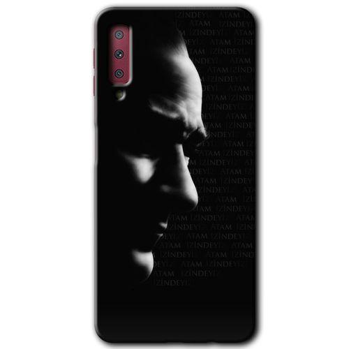 Potkal Hediye Fabrikası Samsung Galaxy A7 2018 Kılıf HD Desen Baskılı Arka Kapak - Atam İzindeyiz