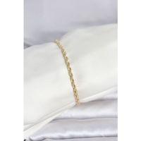 CM 14K Gold Renk Burgu Model Kadın Bileklik