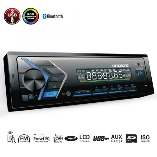 KAMOSONİC OTO TEYP 4X50W BT/2XUSB/SD/FM/AUX KS-MX680