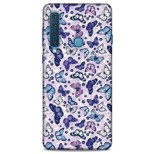 Samsung Galaxy A9 2018 Kılıf Kelebek Etkisi (28) Arka Kapak Karışık Renkli