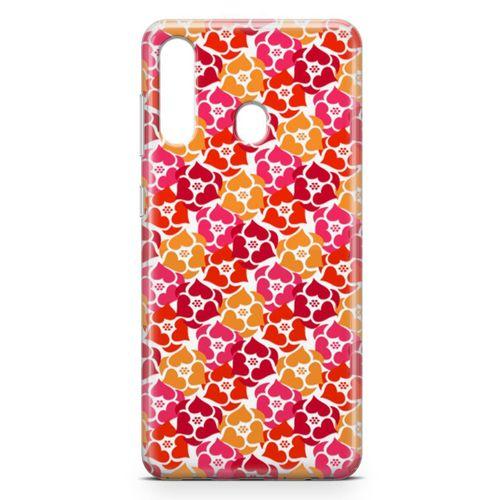 Samsung Galaxy M40 Kılıf Sevimli Kalpler Arka Kapak Koruma Desenli Full Koruyucu