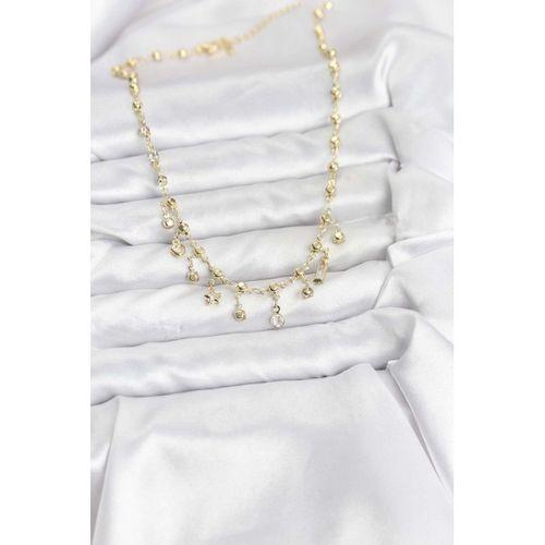 316L Çelik Zincir Gold Renk Kolye